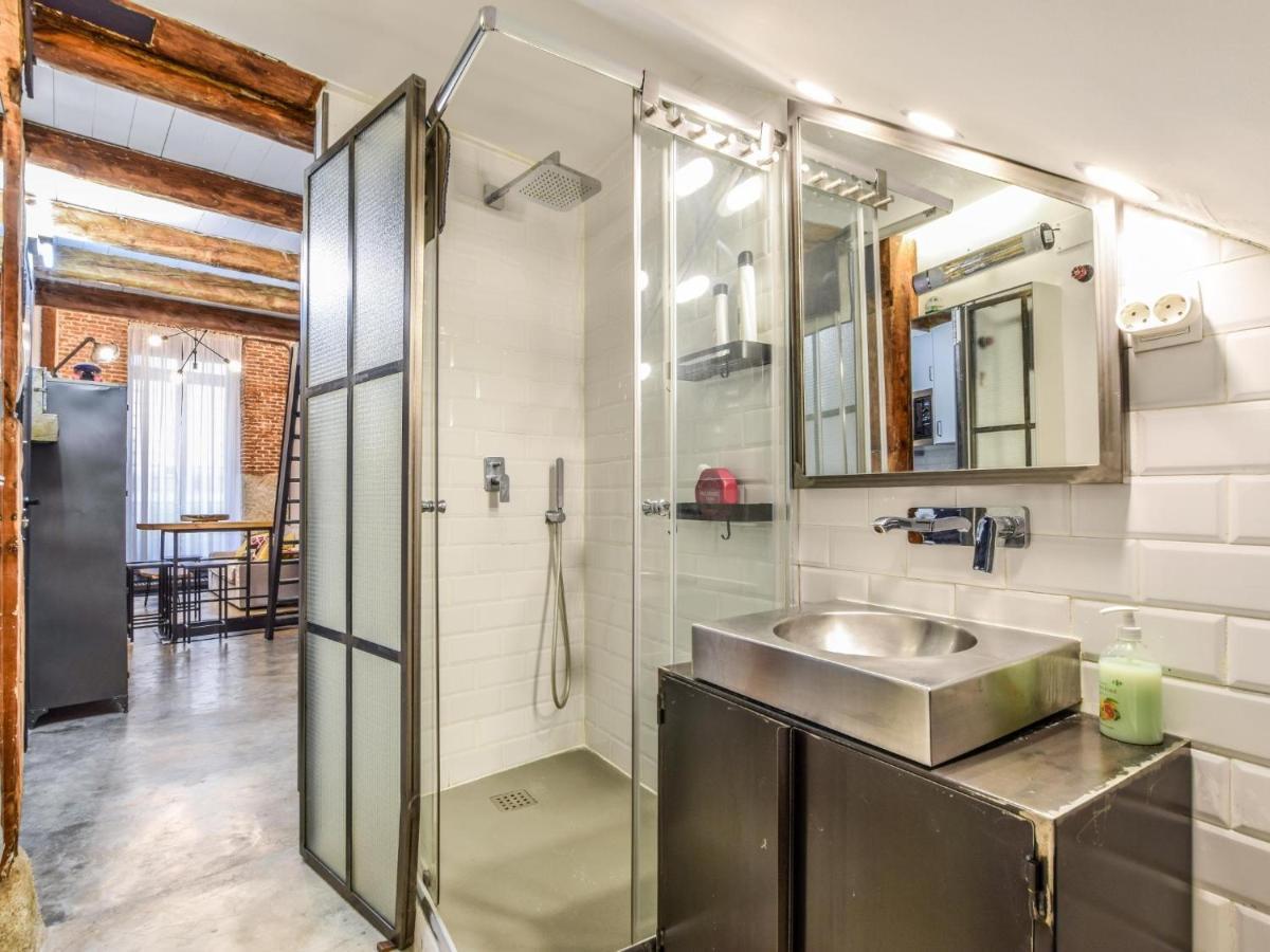 Apartamento Industrial De Diseno Appartamento Madrid Esterno foto