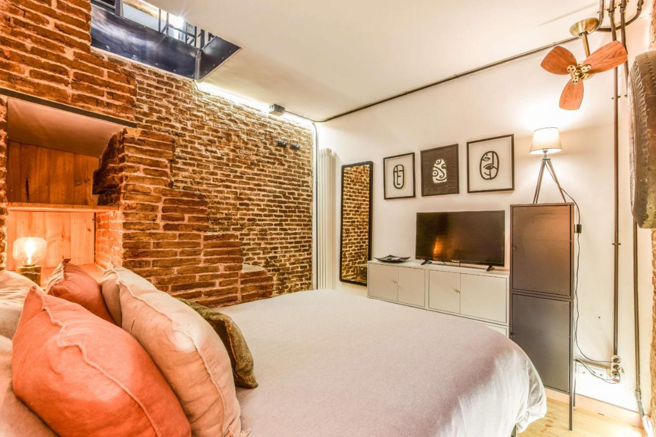 Apartamento Industrial De Diseno Appartamento Madrid Esterno foto
