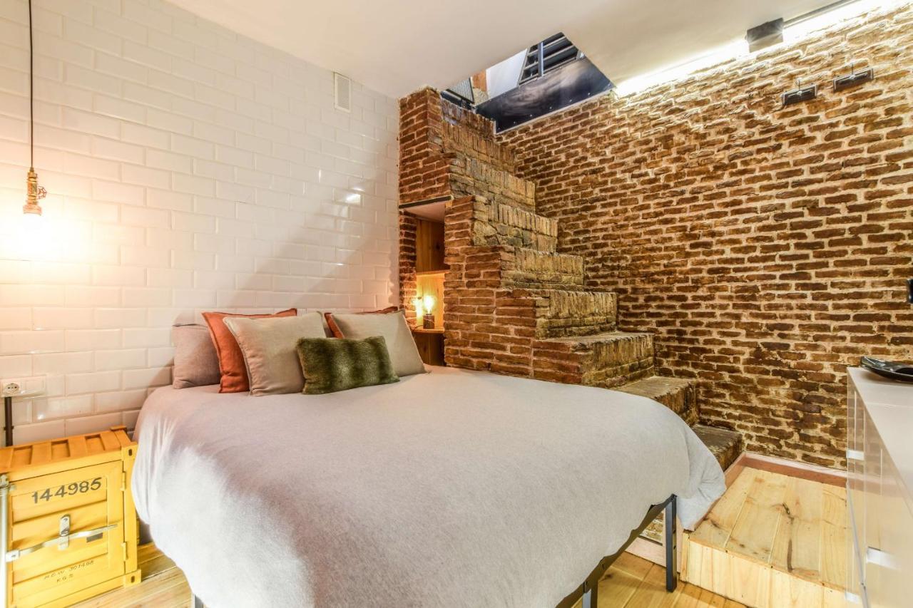Apartamento Industrial De Diseno Appartamento Madrid Esterno foto