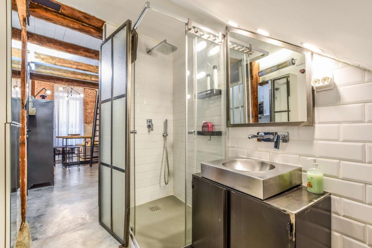 Apartamento Industrial De Diseno Appartamento Madrid Esterno foto