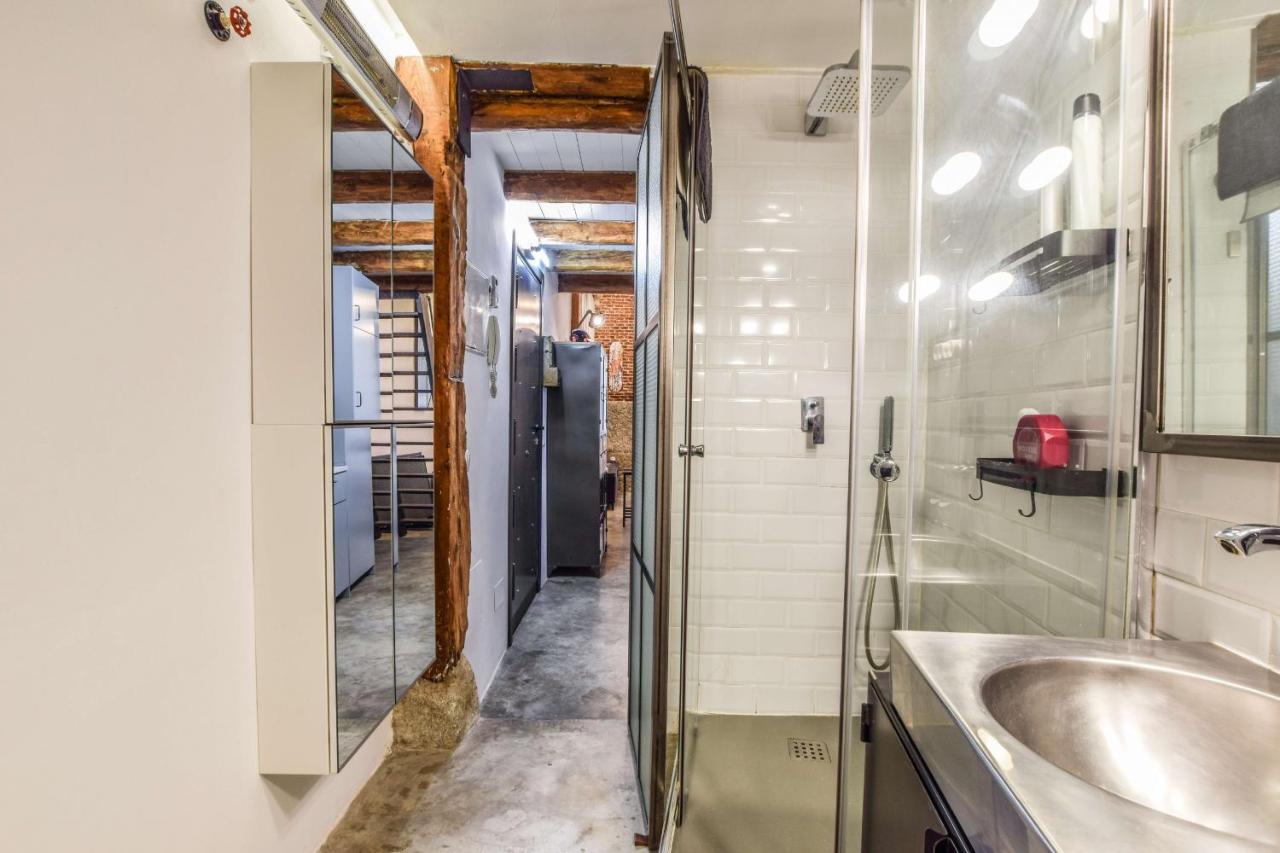 Apartamento Industrial De Diseno Appartamento Madrid Esterno foto