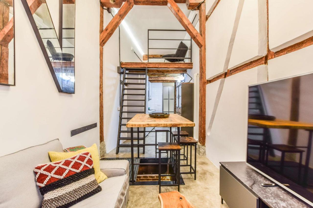 Apartamento Industrial De Diseno Appartamento Madrid Esterno foto