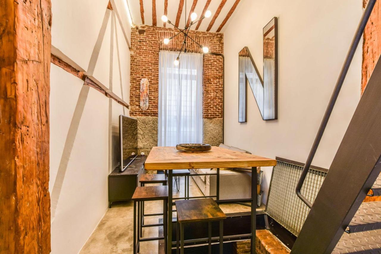 Apartamento Industrial De Diseno Appartamento Madrid Esterno foto